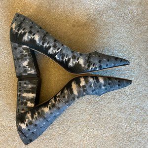 Vince Camuto Snakeskin Block